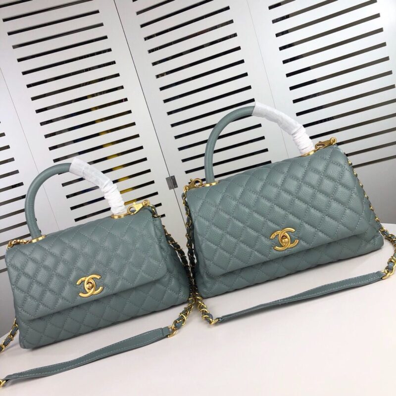 Chanel Caviar Quilted Coco Handle With Flap