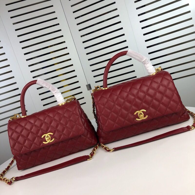 Chanel Caviar Quilted Coco Handle With Flap