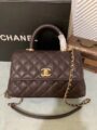 Chanel Caviar Quilted Coco Handle With Flap