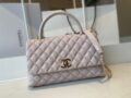 Chanel Caviar Quilted Coco Handle With Flap