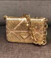 Prada Mini Crystal-Embellished Shoulder Bag