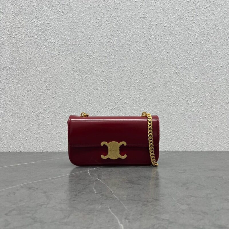 Celine Triomphe Leather Handbag