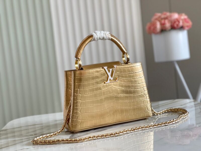 Louis Vuitton Crocodile Capucines Bag
