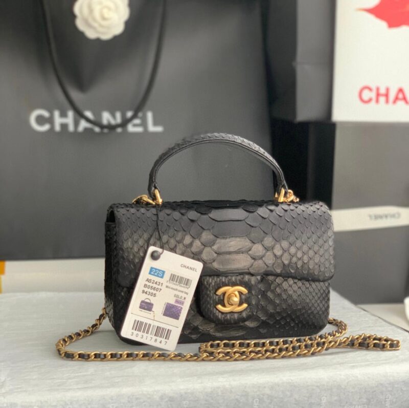 Chanel Handbag With Top Handle