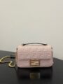 Fendi Embossed Baguette Chain Bag