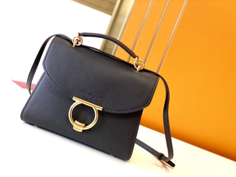 Ferragamo Gancini Top Angle Bag