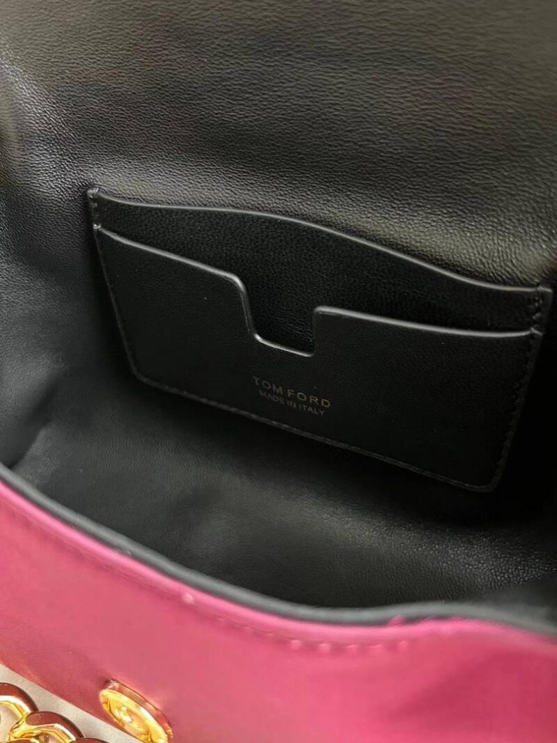 Tom Ford Mini Label Satin Bag
